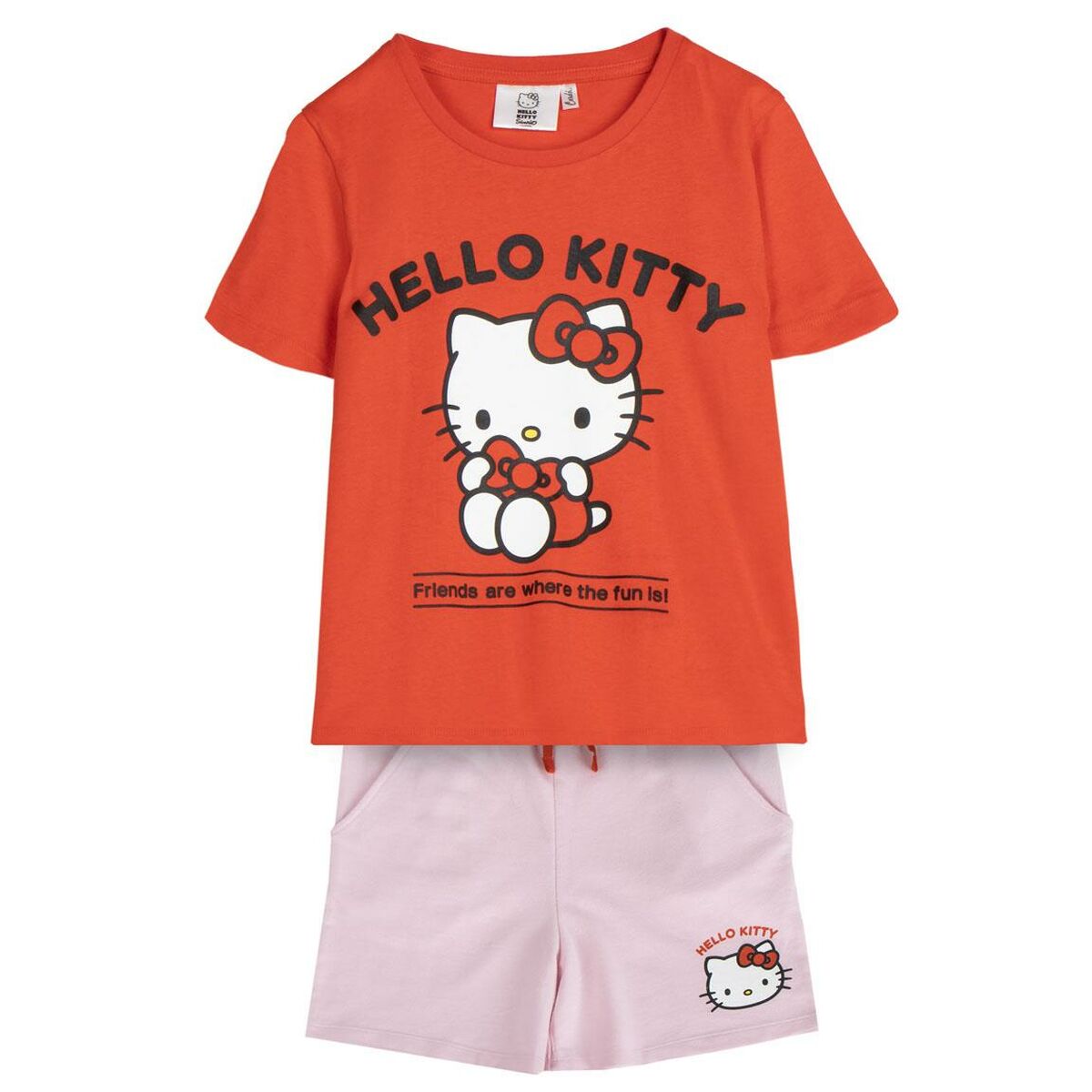 Set di Indumenti Hello Kitty Rosso 2 S0743099_0