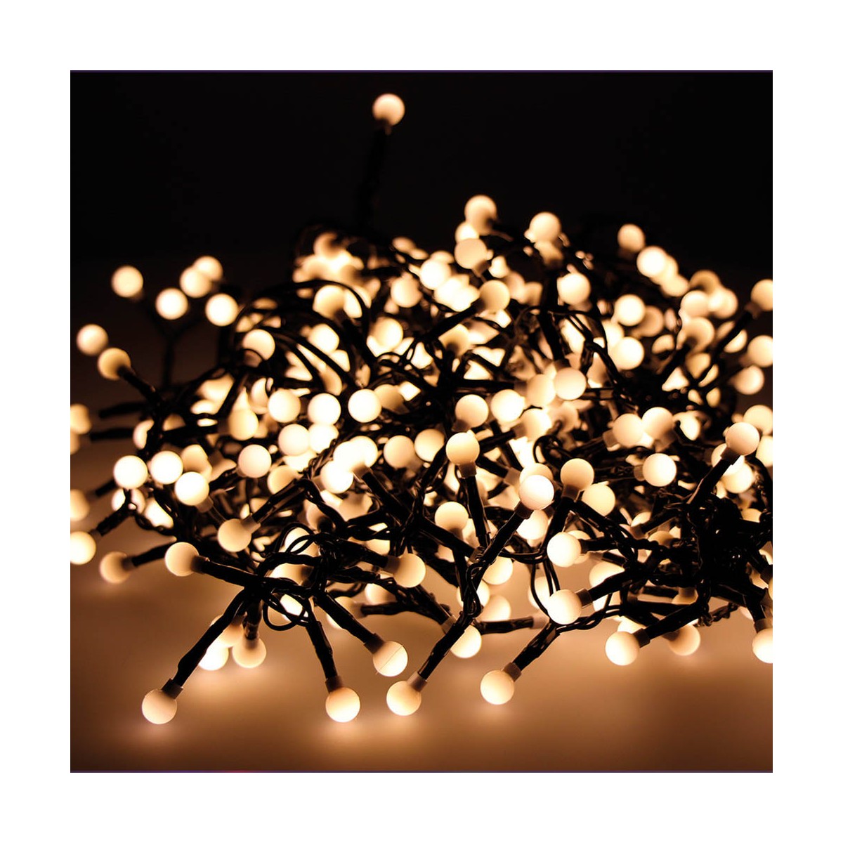 Ghirlanda di Luci LED Lumineo Cherry Compact Bianco (14 m) 4 S7902035_2