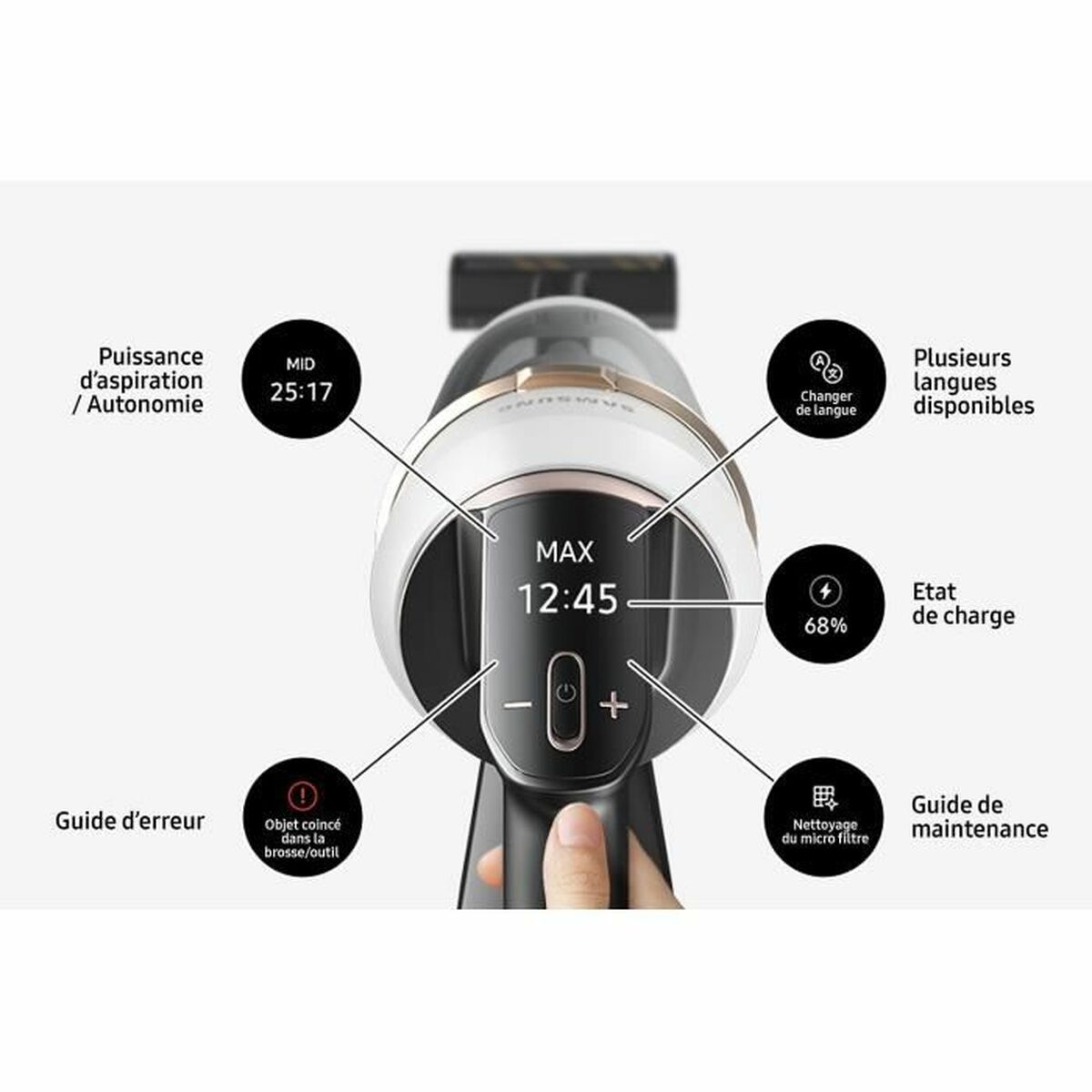 Aspirapolvere senza Cavo Samsung Jet 85 Pet Extra 5 S71007300_3