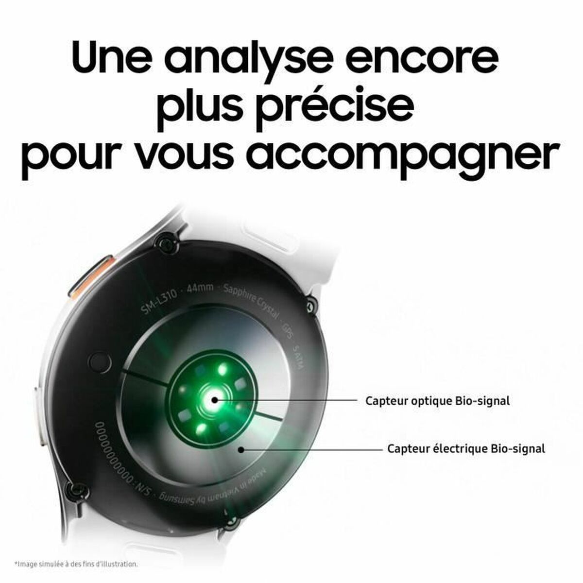 Smartwatch Samsung SM-L310NZGAXEF Verde 44 mm 6 S71007446_4