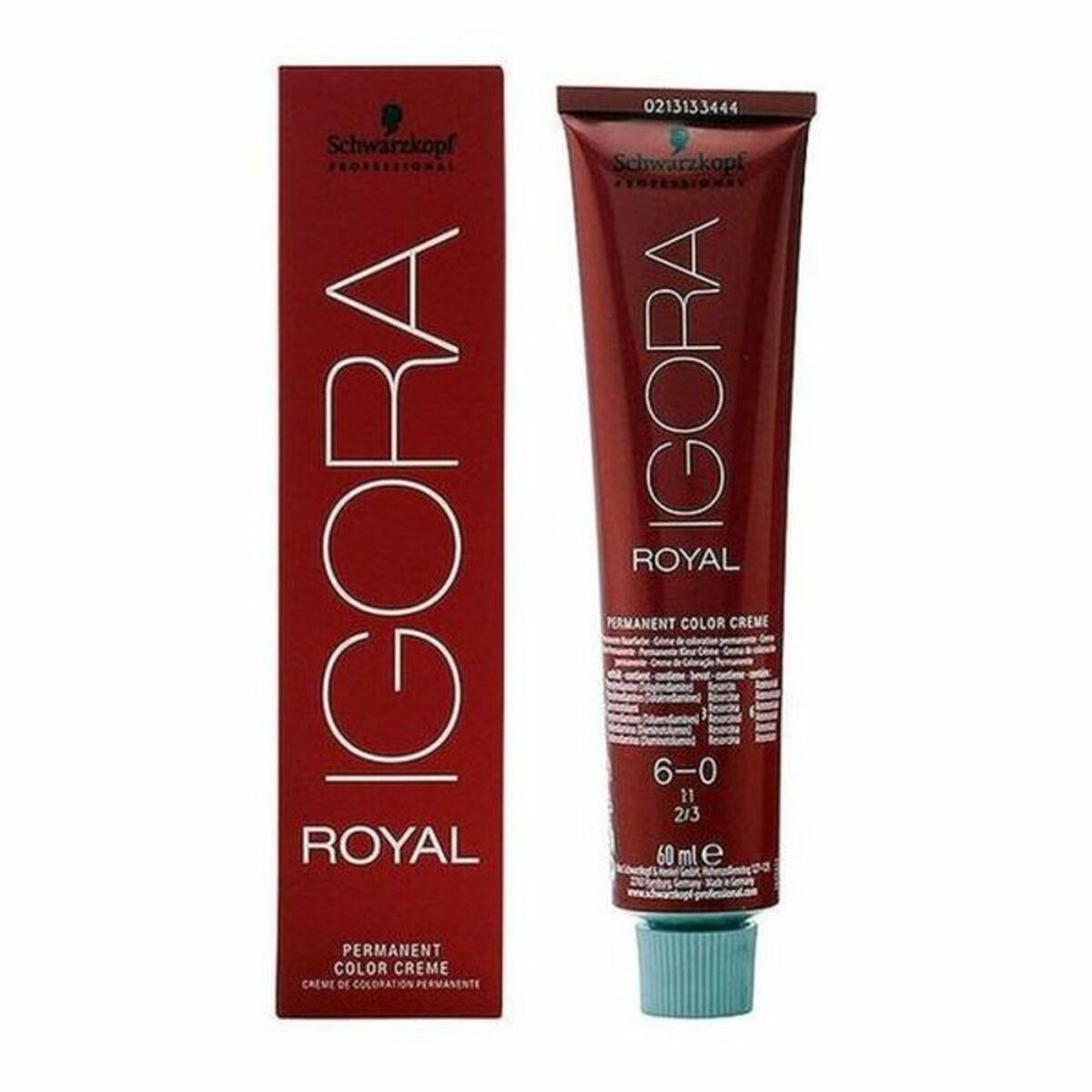 Tintura Permanente Schwarzkopf Igora Royal Nº 6-0 Nº 9.0-rubio muy claro Nº 8.0-rubio claro 60 ml 2 S0530884_0
