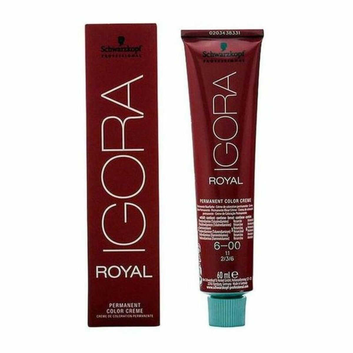 Tintura Permanente Igora Royal Schwarzkopf Igora Royal 6-00 Nº 6-00 Nº 9.0-rubio muy claro Nº 8.0-rubio claro 60 ml 2 S0530895_0