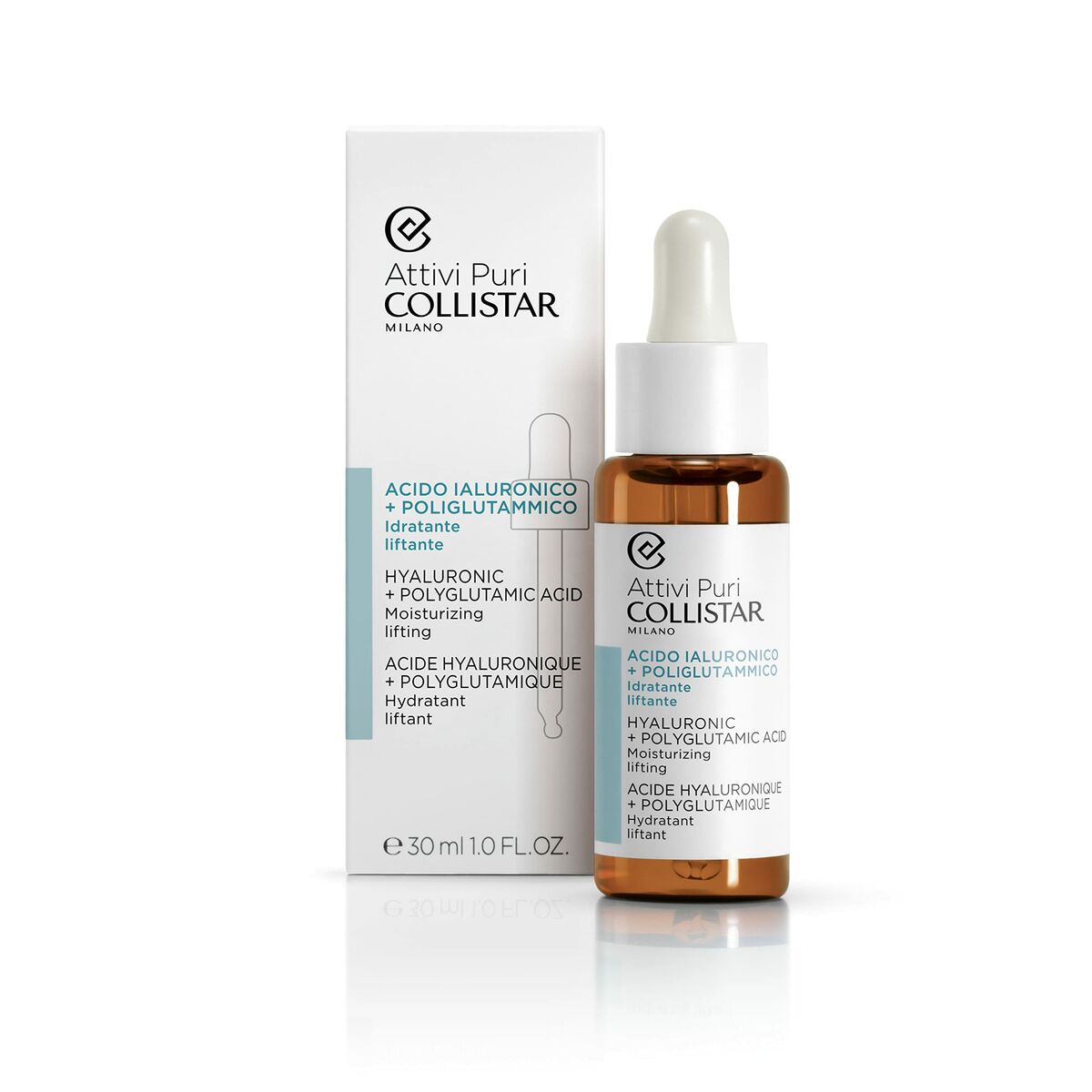 Siero Viso Collistar Attivi Puri Idratante Acido Ialuronico Effetto Lifting (30 ml) 3 S05099925_1