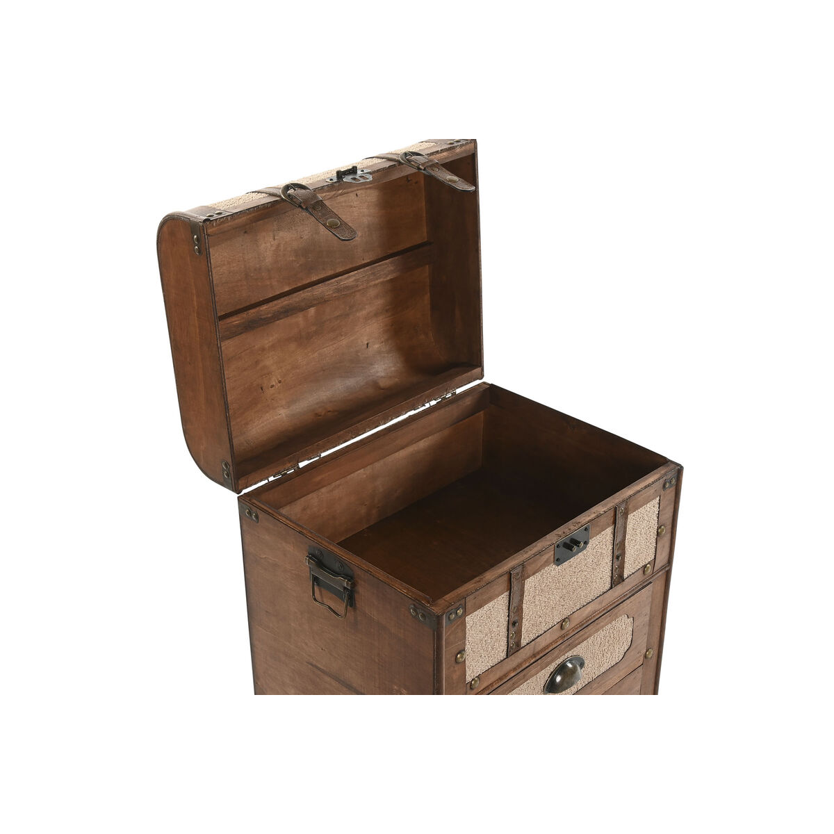 Cassettiera Home ESPRIT Marrone Beige Alpino 45 x 35 x 71,5 cm 9 S3059349_7