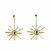 Orecchini Donna Shabama Sun Ottone bagnato in oro 7 cm 1 S05115790_0