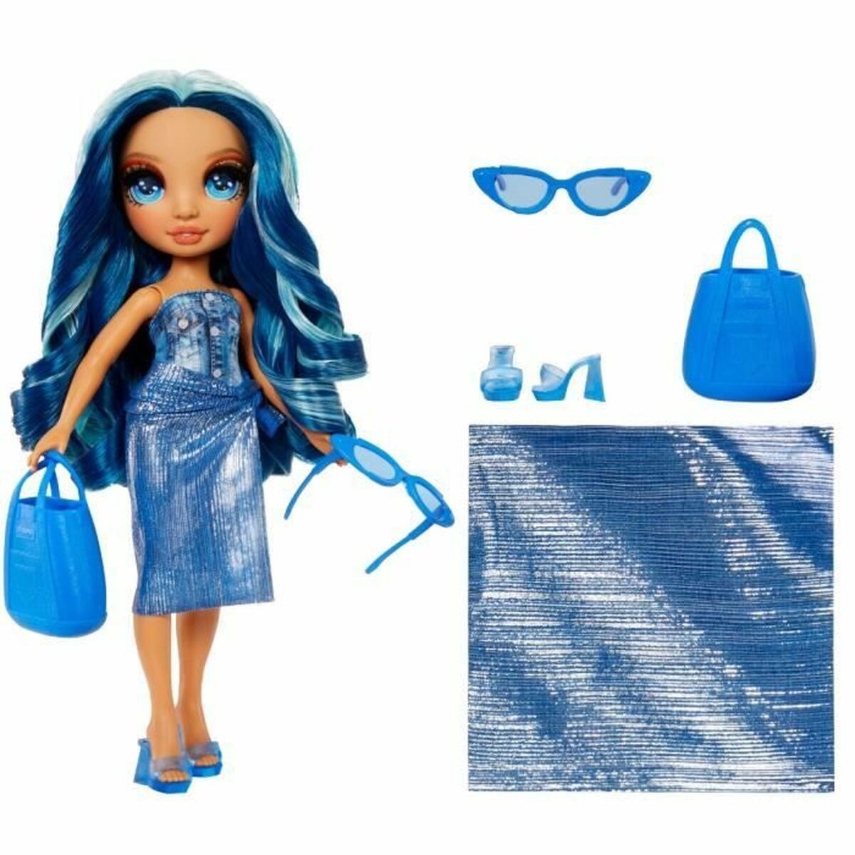 Baby doll Rainbow High Swim & Style Doll - Skyler (Blue) 4 S7196427_2