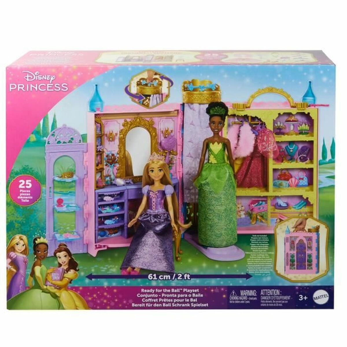 Bambolotto Bebè con Accessori Disney Princess Ready for the Ball 6 S71007071_4