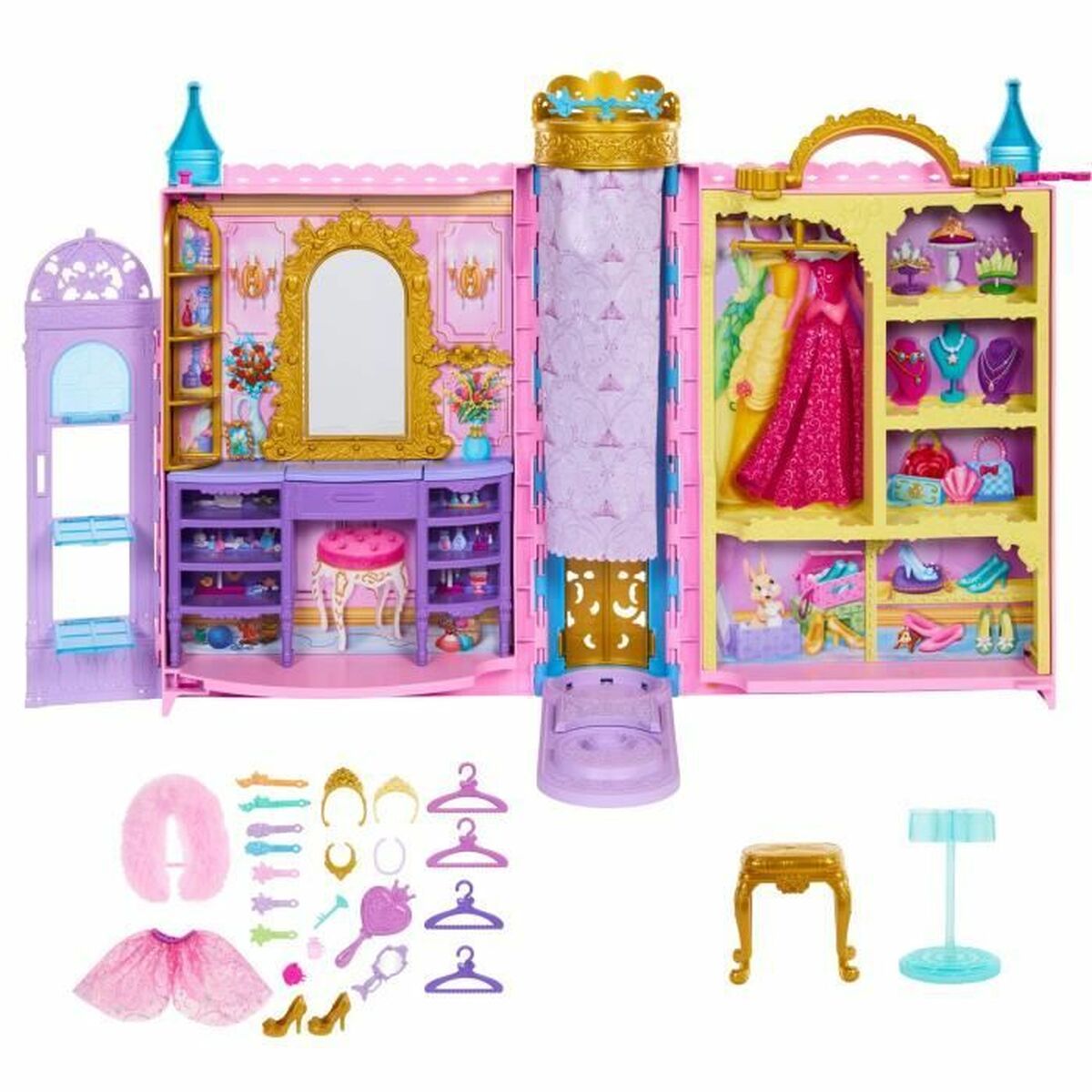 Bambolotto Bebè con Accessori Disney Princess Ready for the Ball 7 S71007071_5