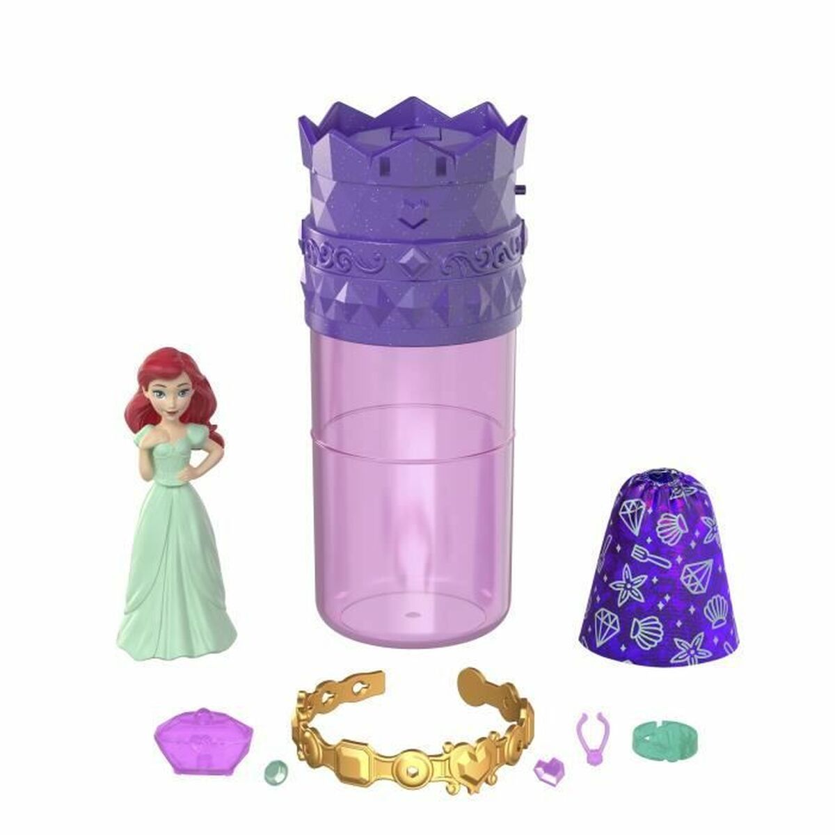 Bambolotto Bebè con Accessori Disney Princess Royalty Color Reveal 4 S71007078_2