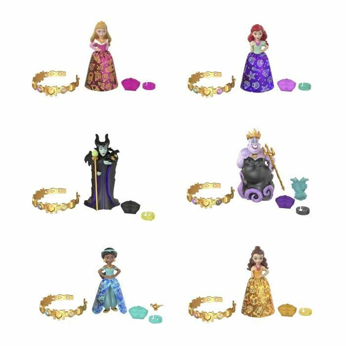 Bambolotto Bebè con Accessori Disney Princess Royalty Color Reveal 6 S71007078_4