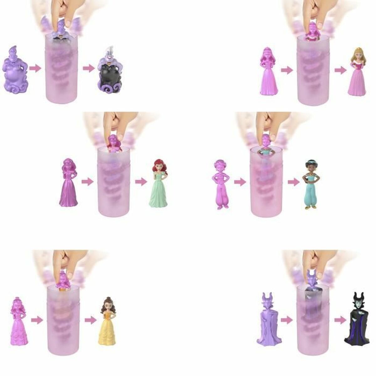 Bambolotto Bebè con Accessori Disney Princess Royalty Color Reveal 7 S71007078_5