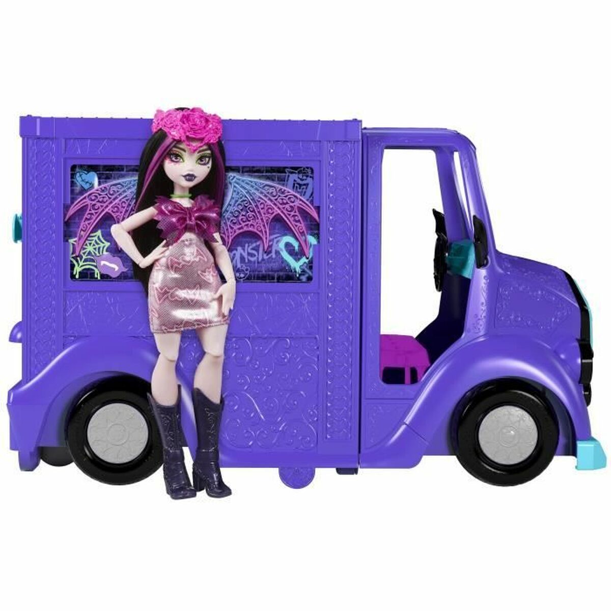 Bambolotto Bebè con Accessori Monster High Tour Bus Rock Sang-sationnel 2 S71007081_0