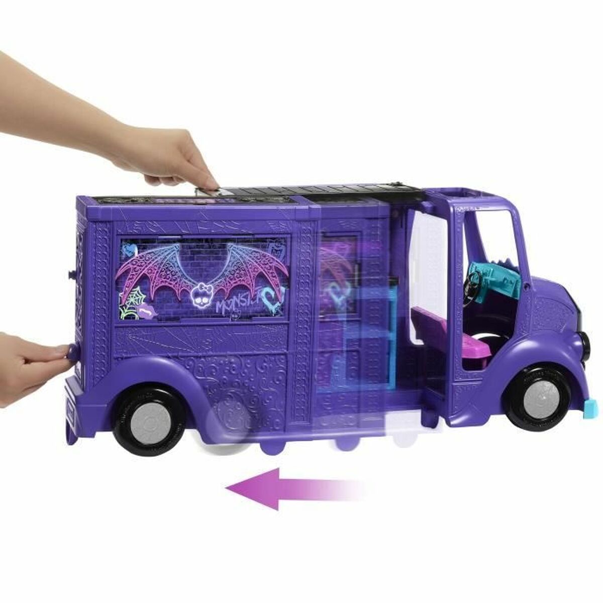 Bambolotto Bebè con Accessori Monster High Tour Bus Rock Sang-sationnel 3 S71007081_1