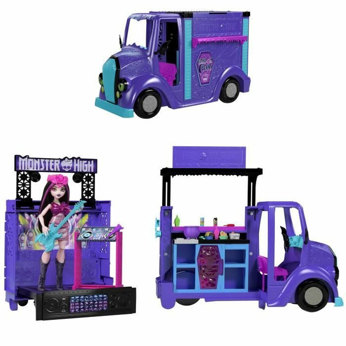 Bambolotto Bebè con Accessori Monster High Tour Bus Rock Sang-sationnel 6 S71007081_4