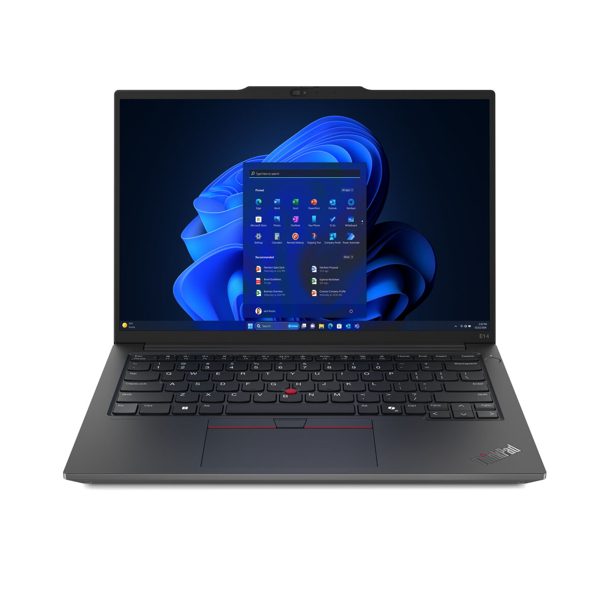 Laptop Lenovo THINKPAD E14 G6 14" Intel Core Ultra 7 155H 32 GB RAM 1 TB SSD Qwerty in Spagnolo 2 S55270497_0