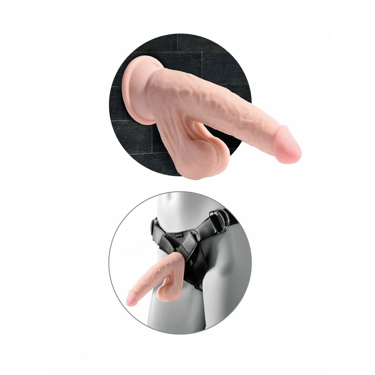 Dildo Realistico Pipedream King Cock Plus 6 S9407024_4