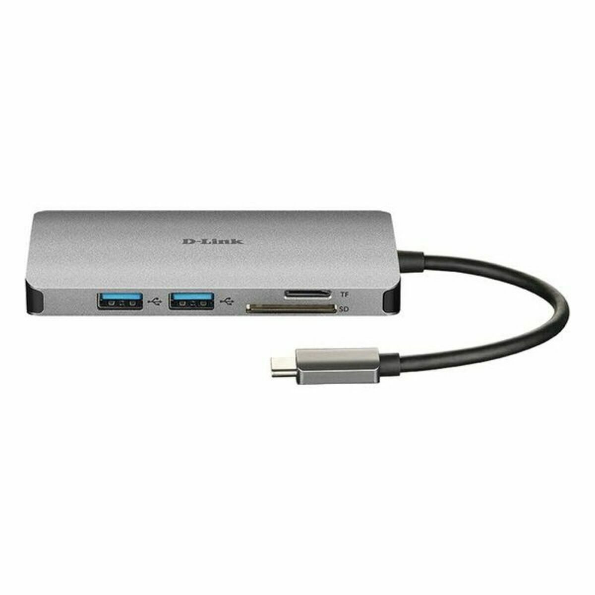 Hub USB C D-Link DUB-M810 Argentato 100 W 3 S9903021_1