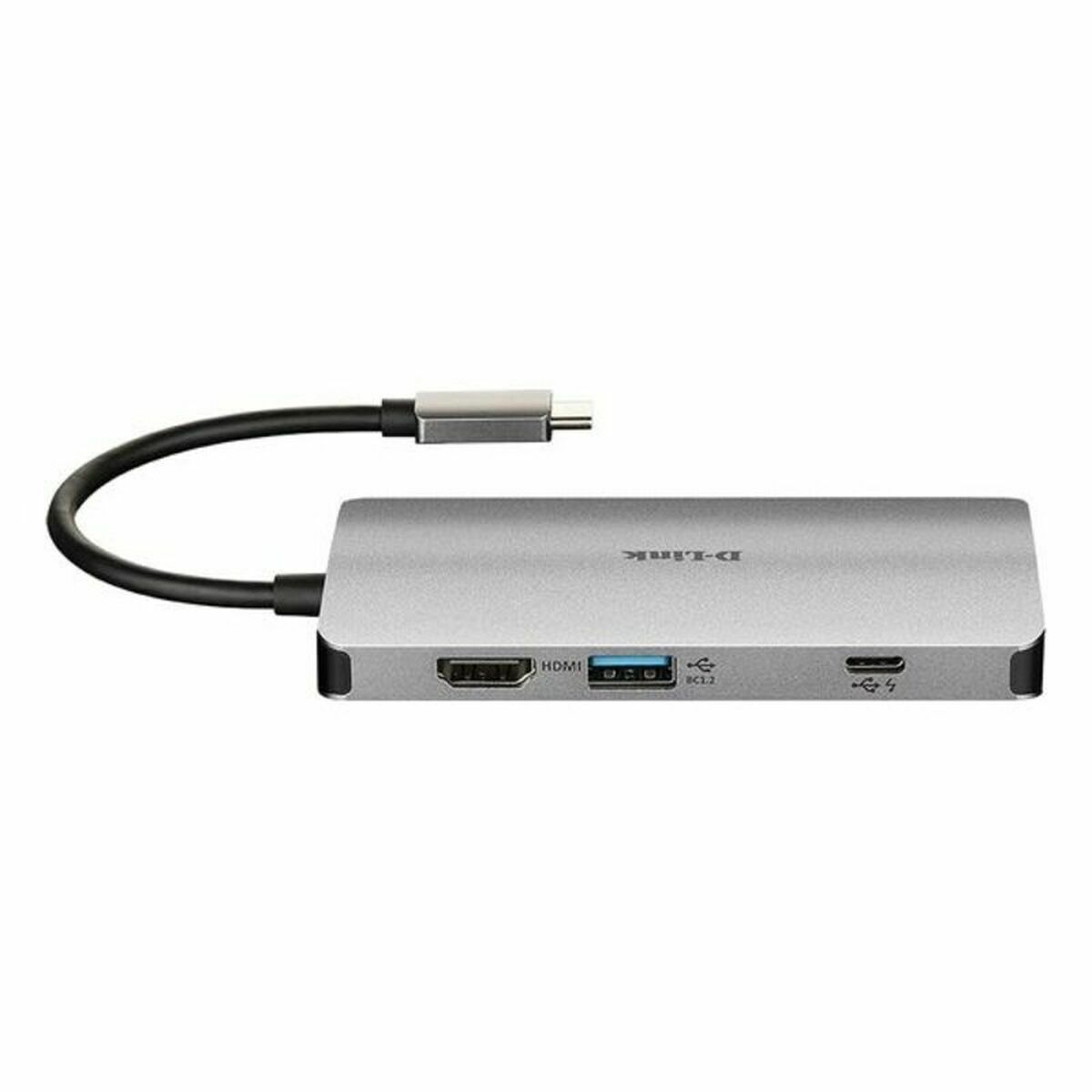 Hub USB C D-Link DUB-M810 Argentato 100 W 4 S9903021_2