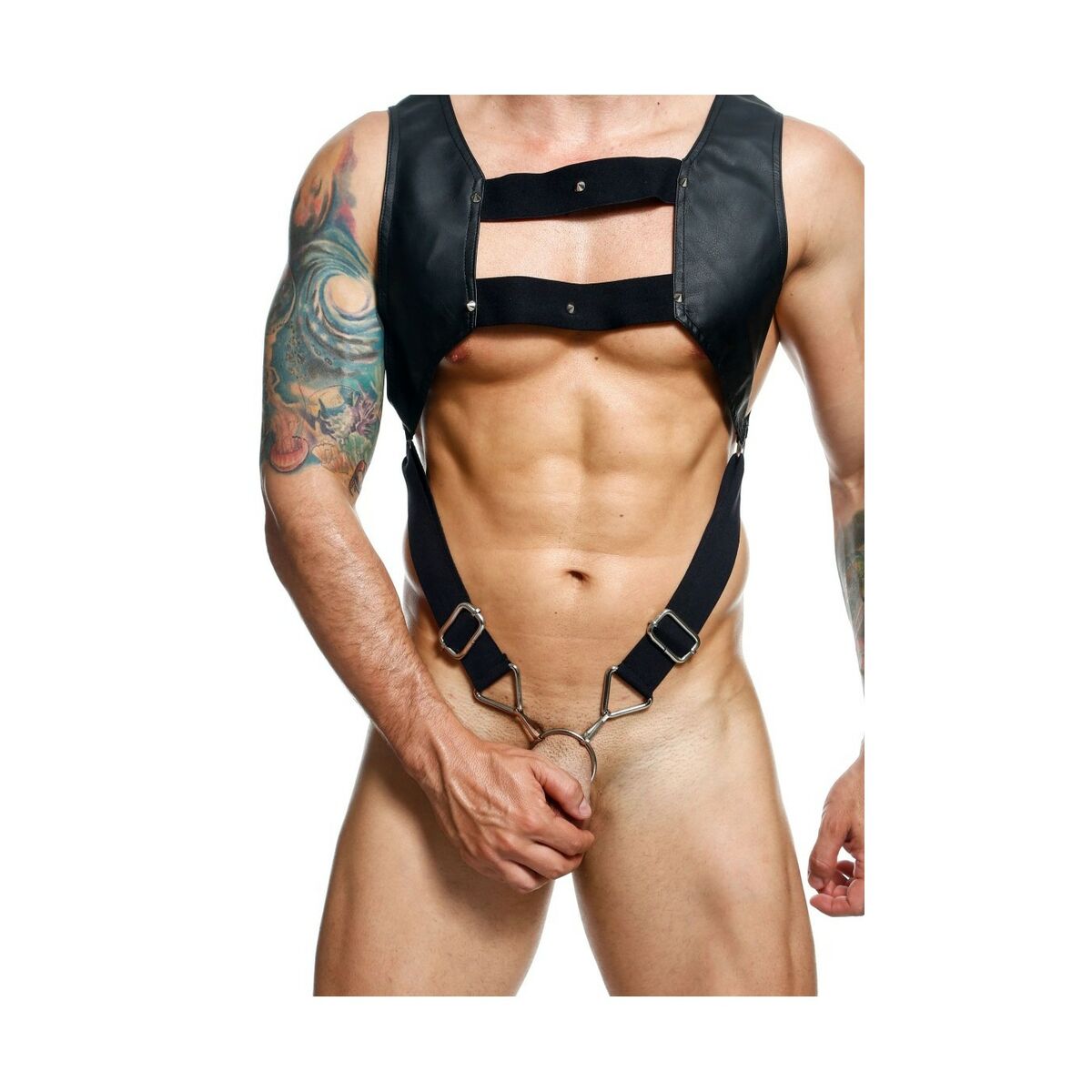 Cinghia New Comers Mob Eroticwear Nero 3 M0402296_1
