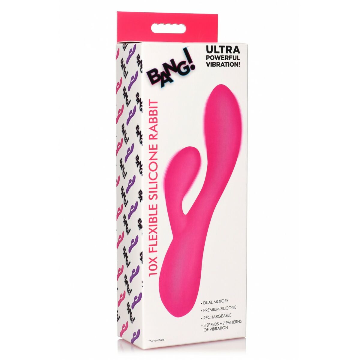 Vibratore Doppia Stimolazione XR Rosa Silicone 3 M0403000_1