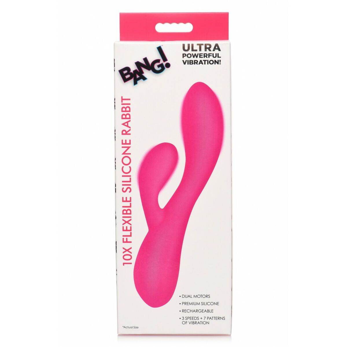 Vibratore Doppia Stimolazione XR Rosa Silicone 12 M0403000_10