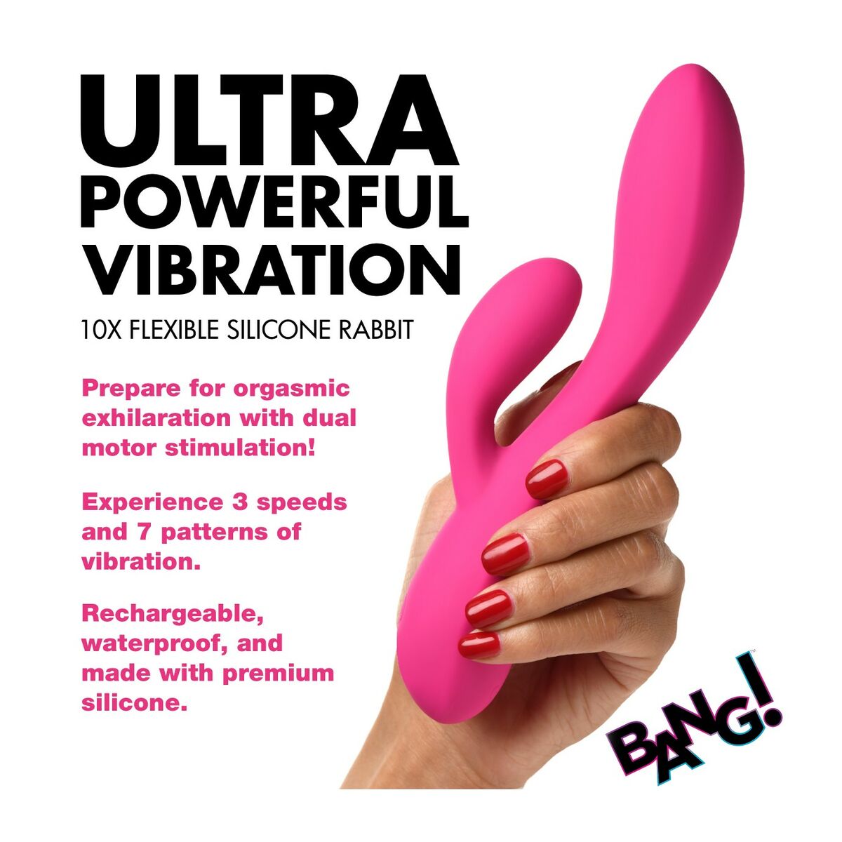 Vibratore Doppia Stimolazione XR Rosa Silicone 4 M0403000_2