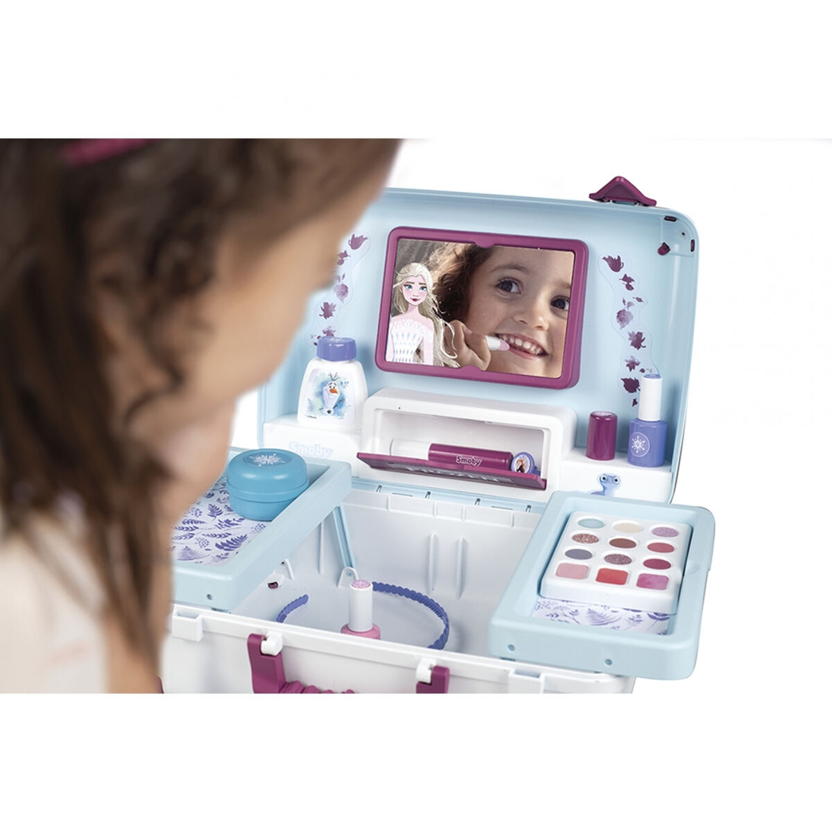 Set di Trucchi per Bambini Smoby FROZEN BEAUTY SUITCASE Multicolore 3 S7179730_1