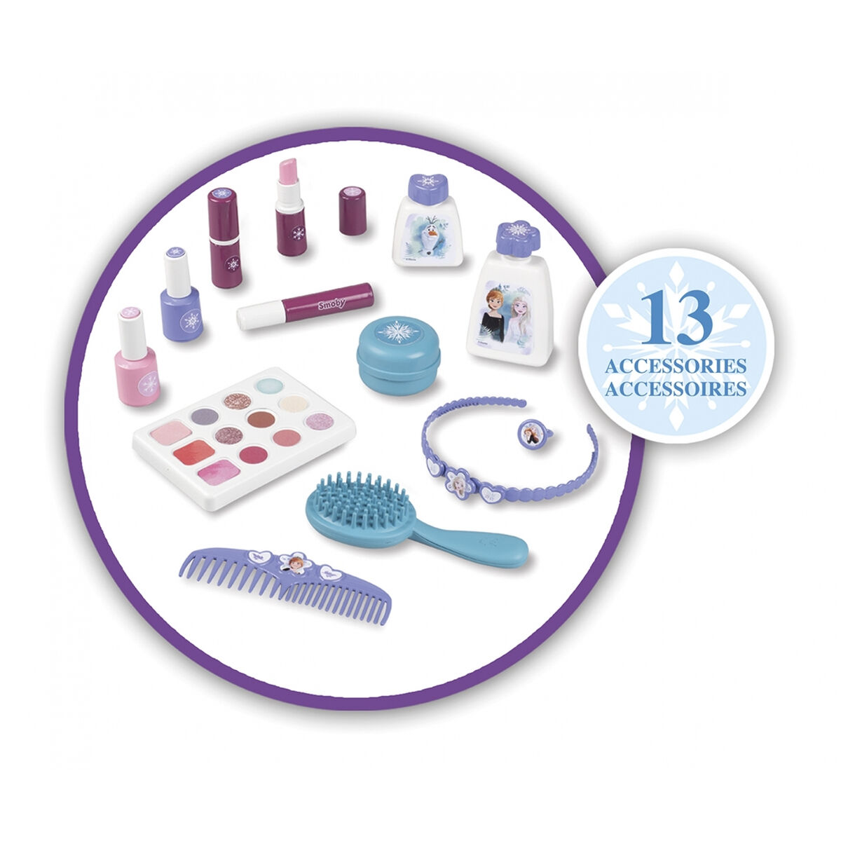 Set di Trucchi per Bambini Smoby FROZEN BEAUTY SUITCASE Multicolore 5 S7179730_3
