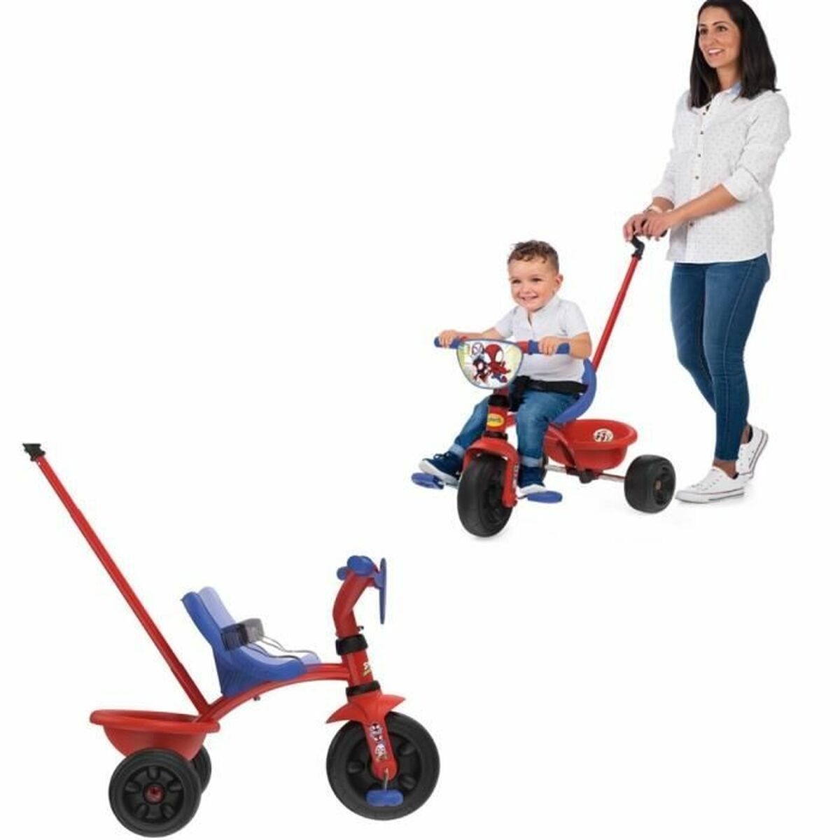 Triciclo Smoby Spiderman 6 S7198372_4