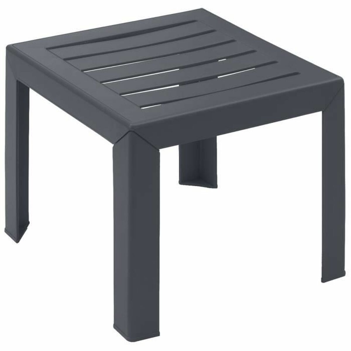 Tavolo aggiuntivo Grosfillex Antracite Resina Plastica 40 x 40 x 35 cm 2 S71000790_0