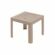 Tavolo aggiuntivo Grosfillex Miami Marrone 40 x 40 x 38 cm 1 S71013539_0