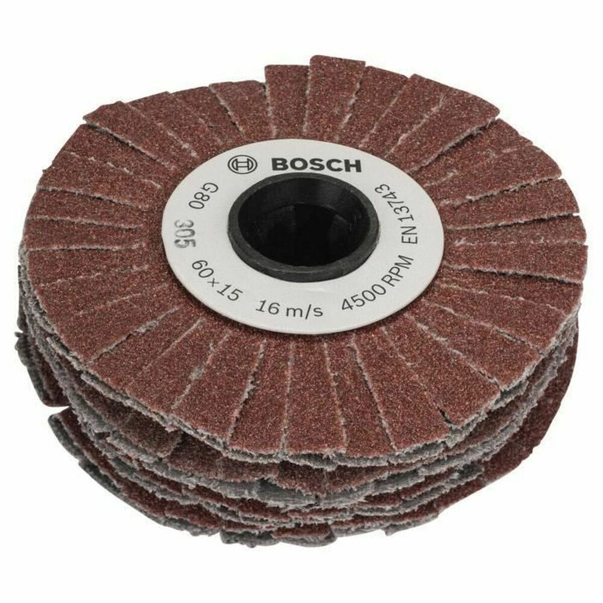 Spazzola Abrasiva BOSCH SW 15 K80 Cilindro 15 mm 80 g 2 S7171443_0