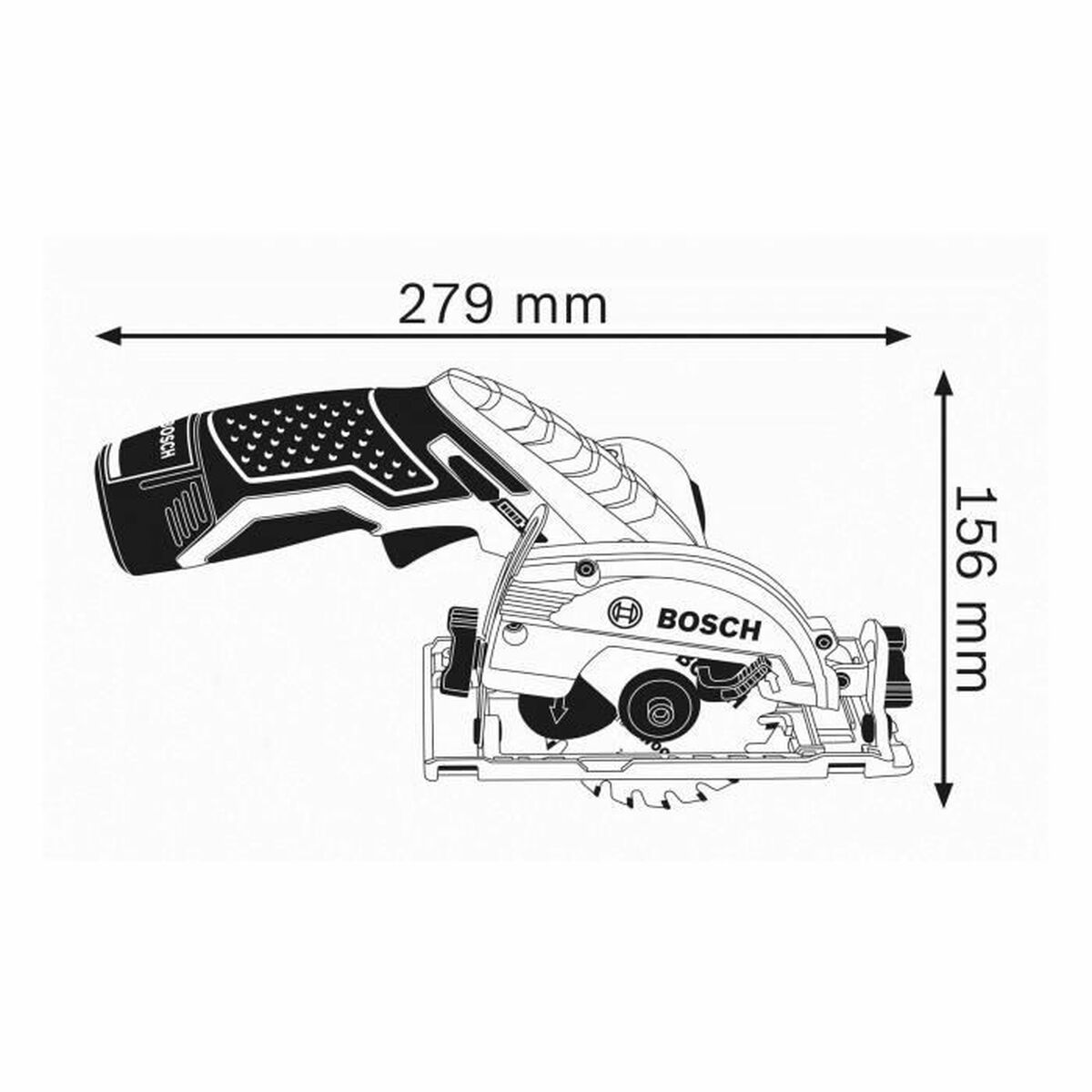 Sega circolare BOSCH GKS 10.8 V-LI 12 V 10,8 V (1 Unità) 4 S7189676_2