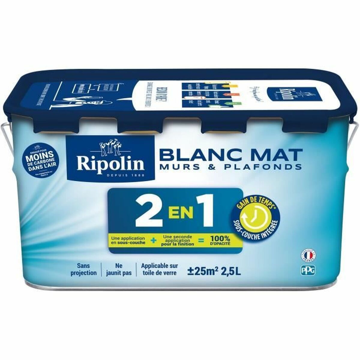 Vernice di Fondo Ripolin Bianco Mat 2,5 L 2 S71014279_0