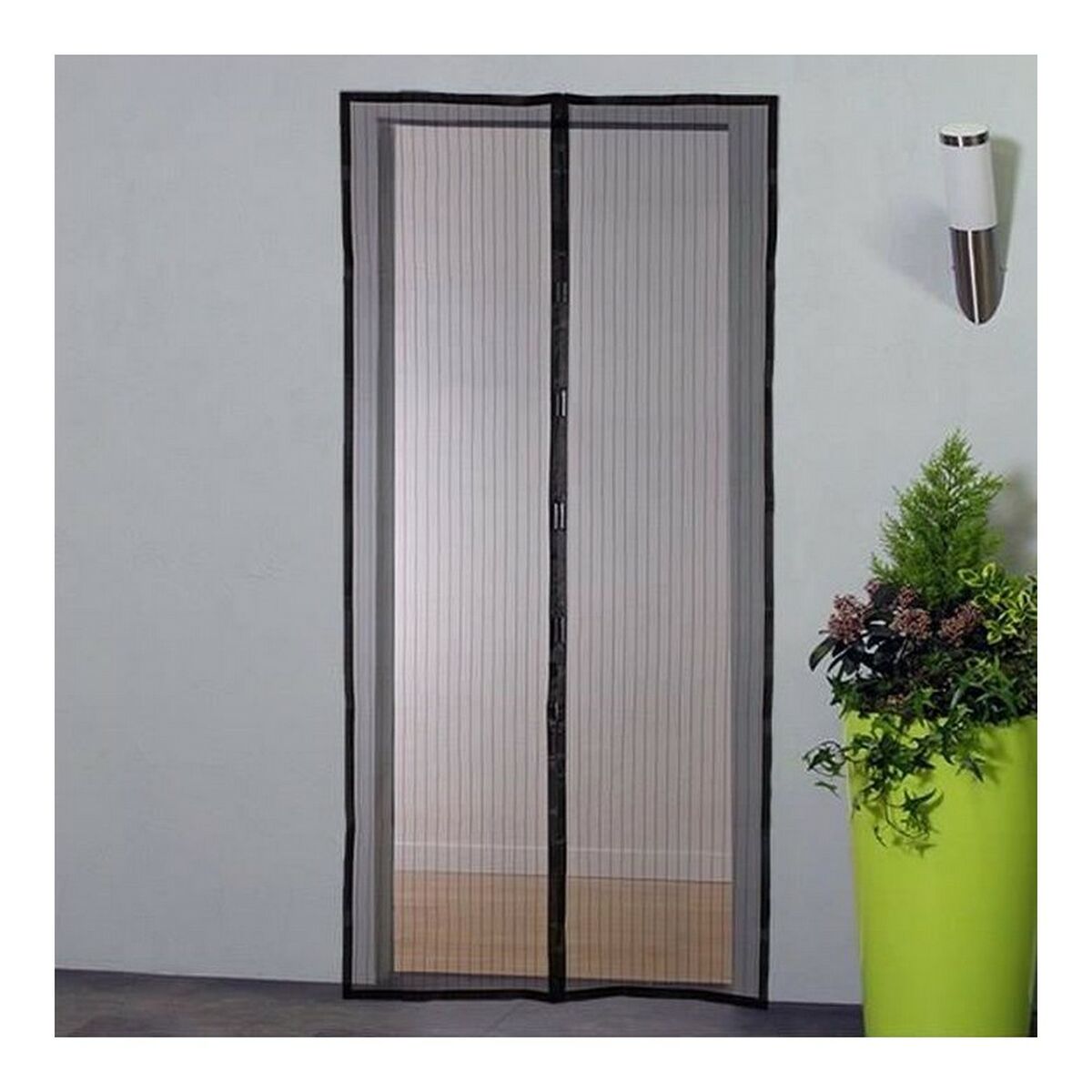Tenda Zanzariera Chiusura magnetica Porte Poliestere 230 x 100 cm 3 S7116901_1