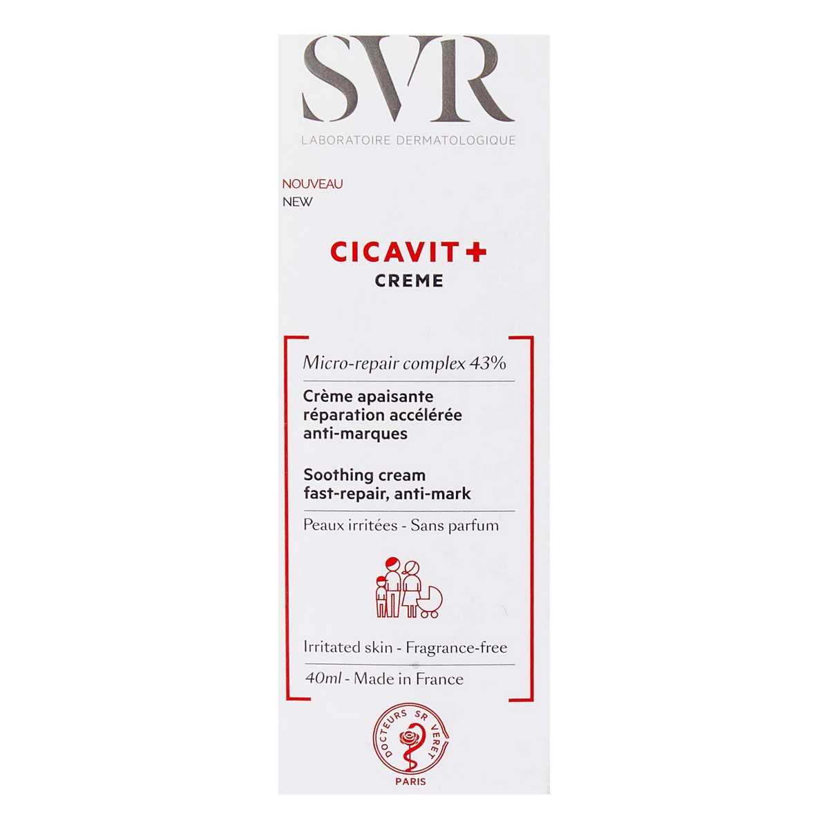 Crema Corpo Riparatrice SVR Cicavit+ 40 ml 3 S05102431_1