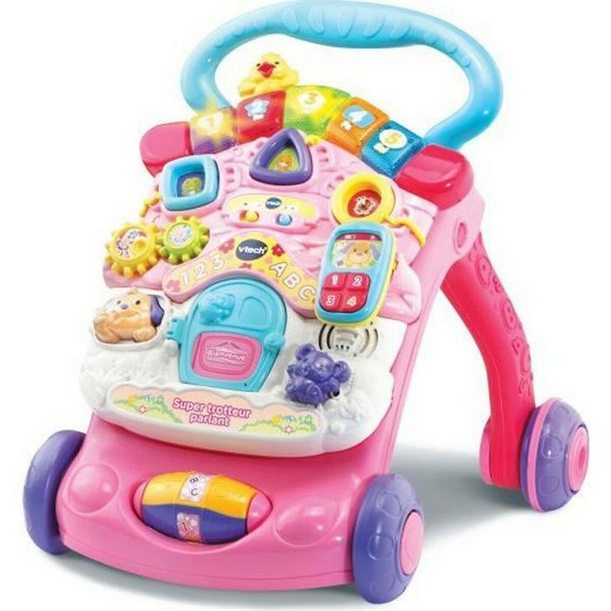 Cavalcabili Vtech Super Trotteur Parlant 2 En 1 Rose Rosa 2 S7125061_0
