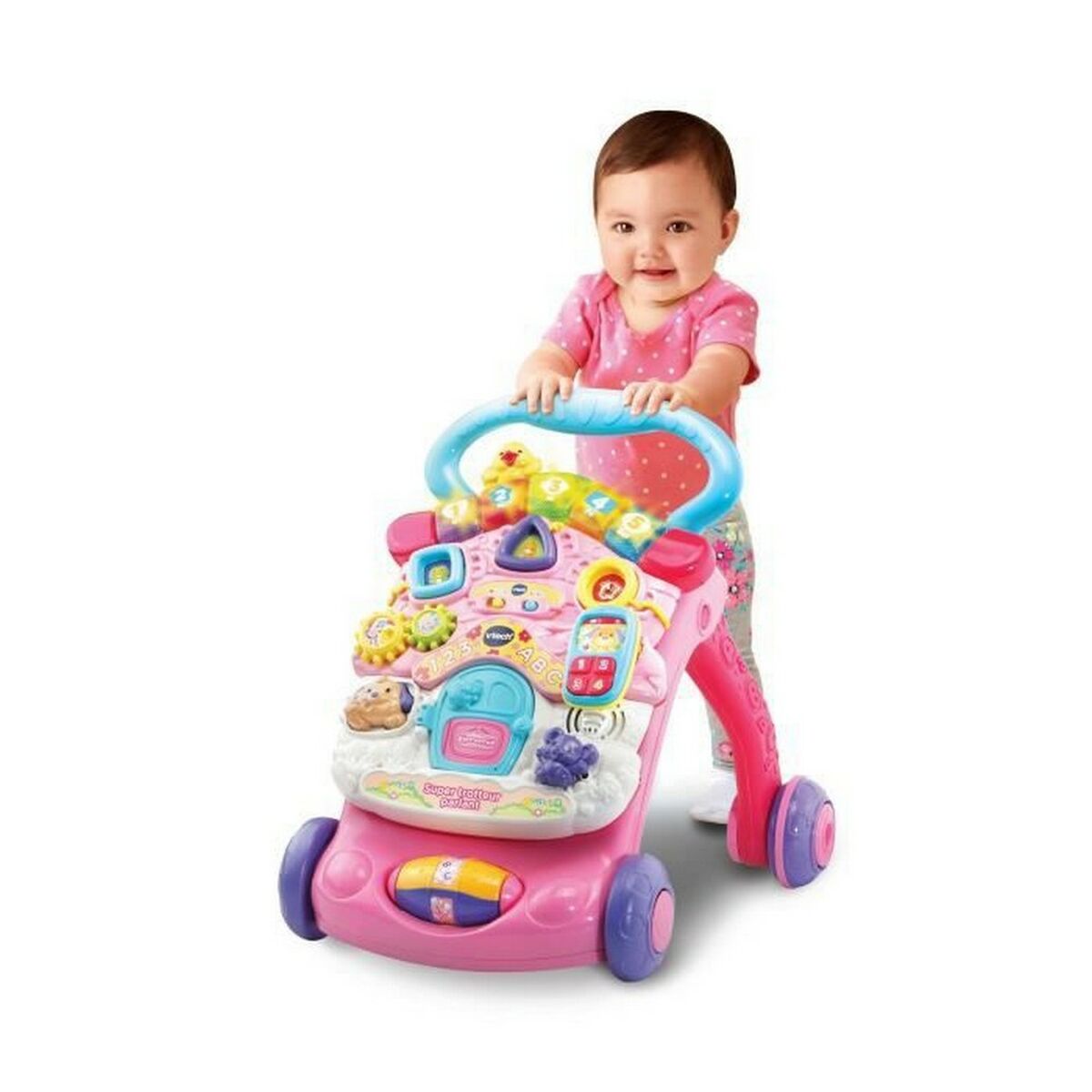 Cavalcabili Vtech Super Trotteur Parlant 2 En 1 Rose Rosa 3 S7125061_1