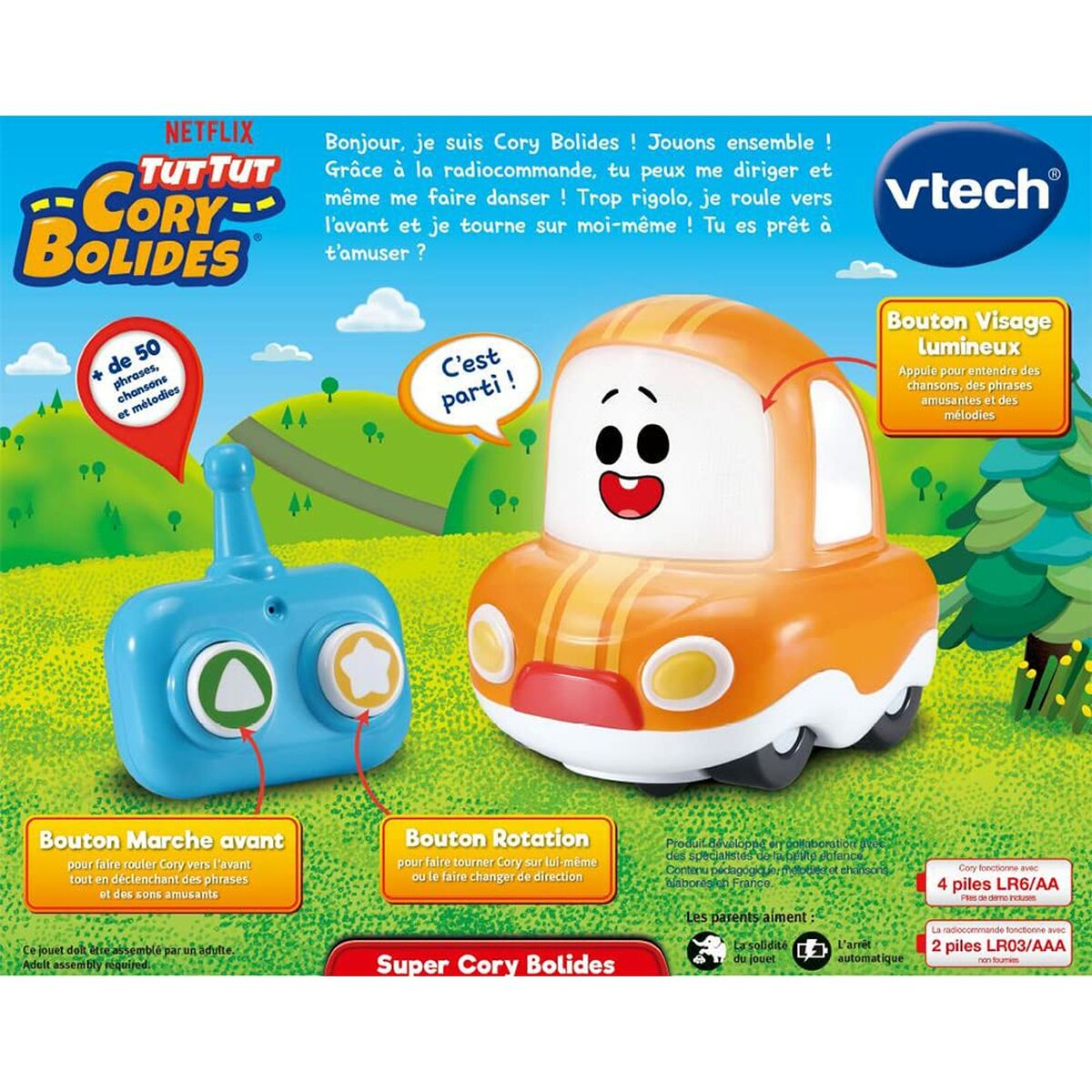 Macchinina Radiocomandata Vtech Arancio Multicolore 7 S7180128_5
