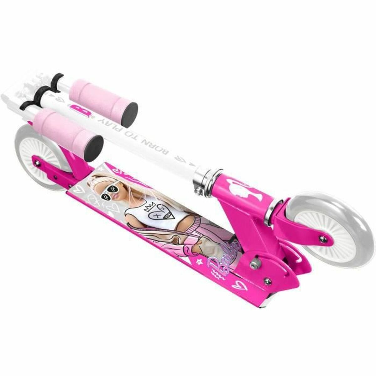 Monopattino Barbie Rosa Alluminio 3 S7166984_1