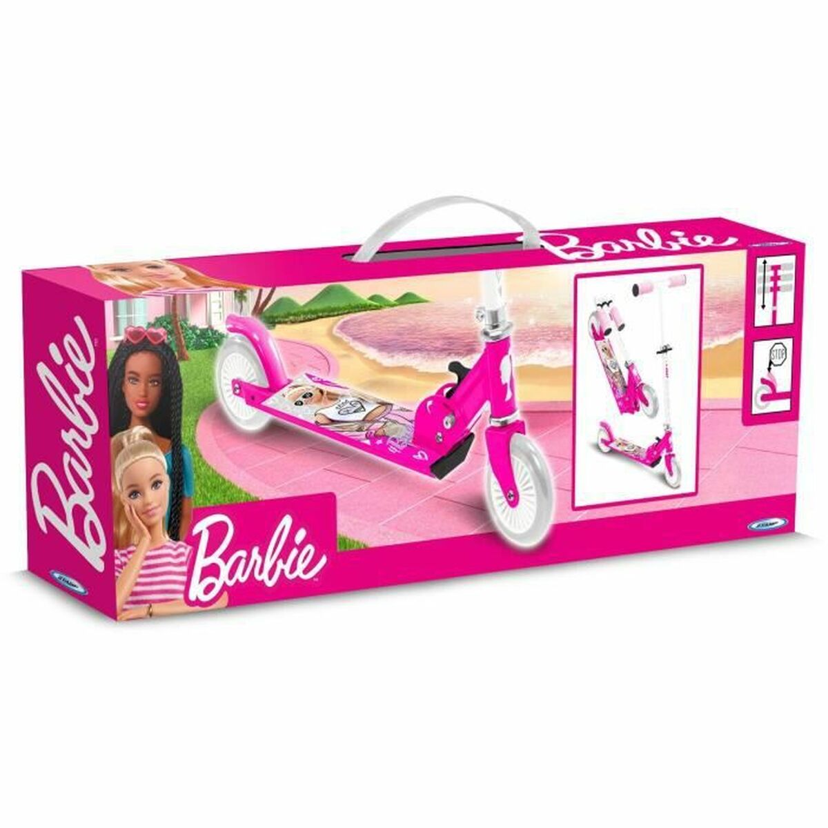 Monopattino Barbie Rosa Alluminio 5 S7166984_3