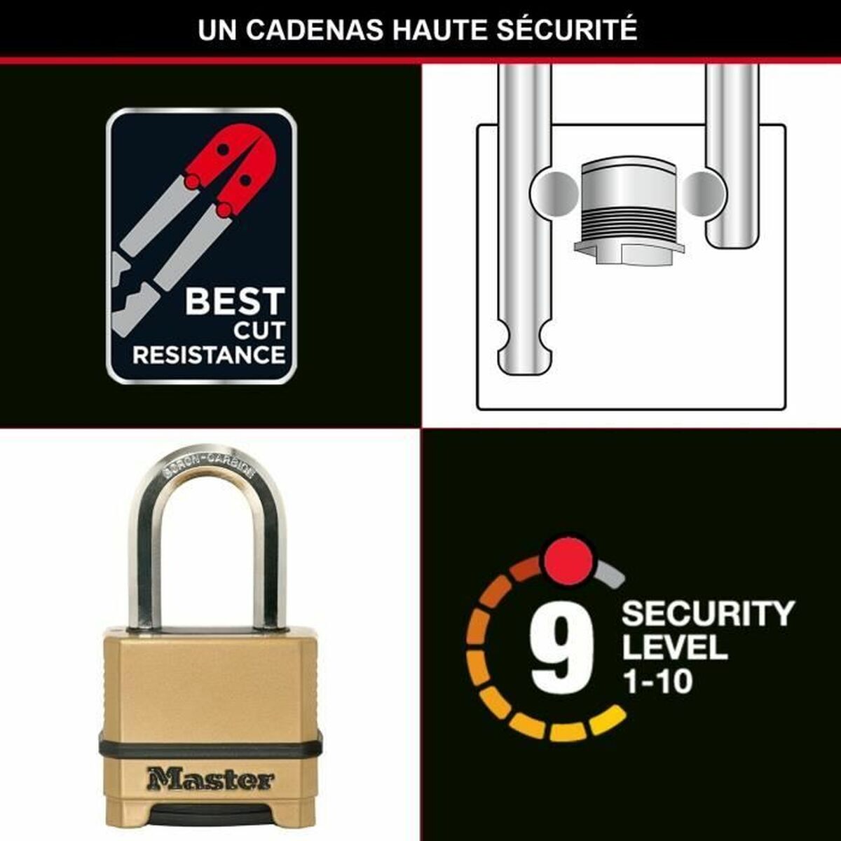 Lucchetto a combinazione Master Lock 5 S7196433_3