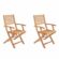Sedia da giardino 57,5 x 56 x 90 cm (2 Unità) 1 S7166692_0