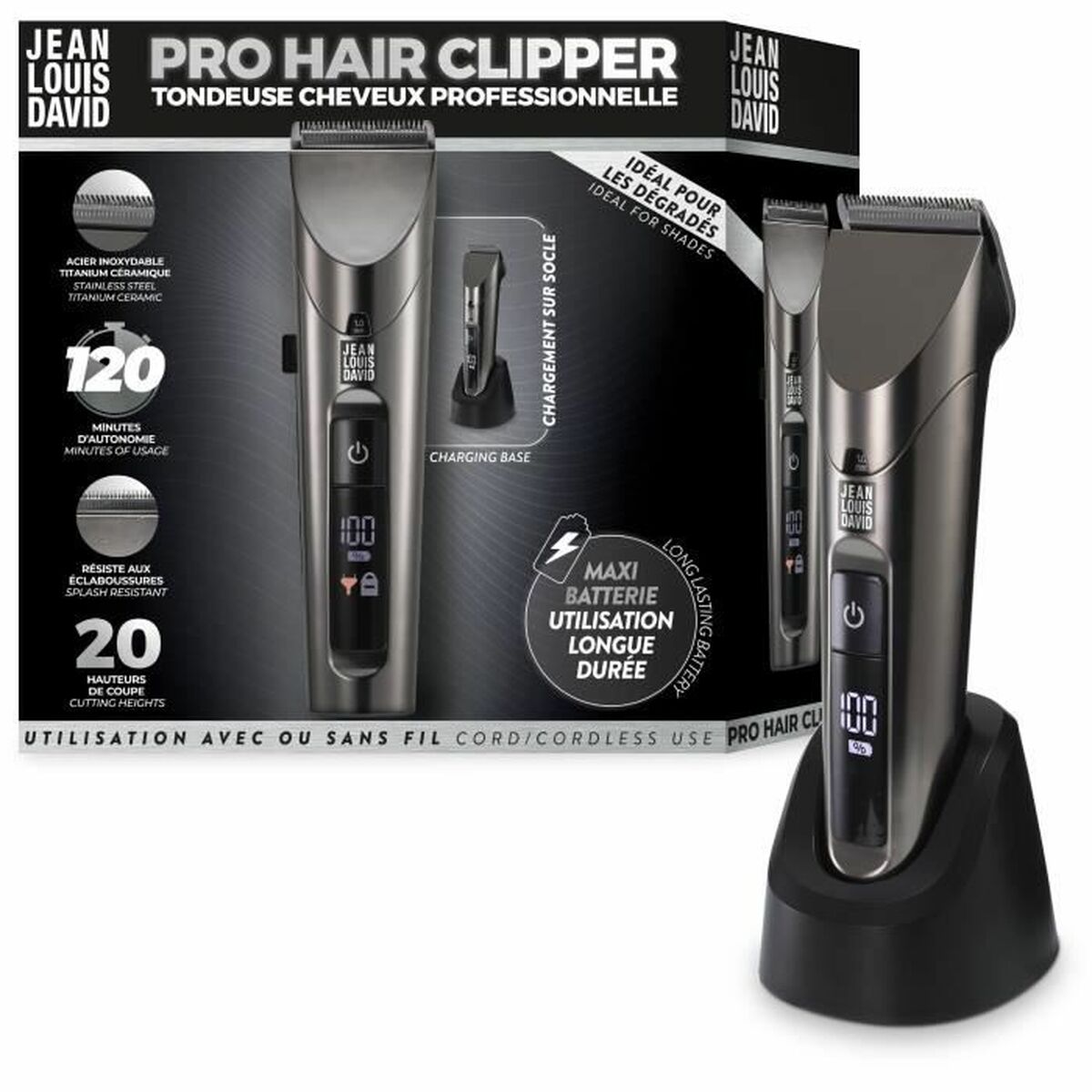 Rasoio Elettrico Jean Louis David PRO HAIR CLIPPER JDL-2102 2 S7181590_0