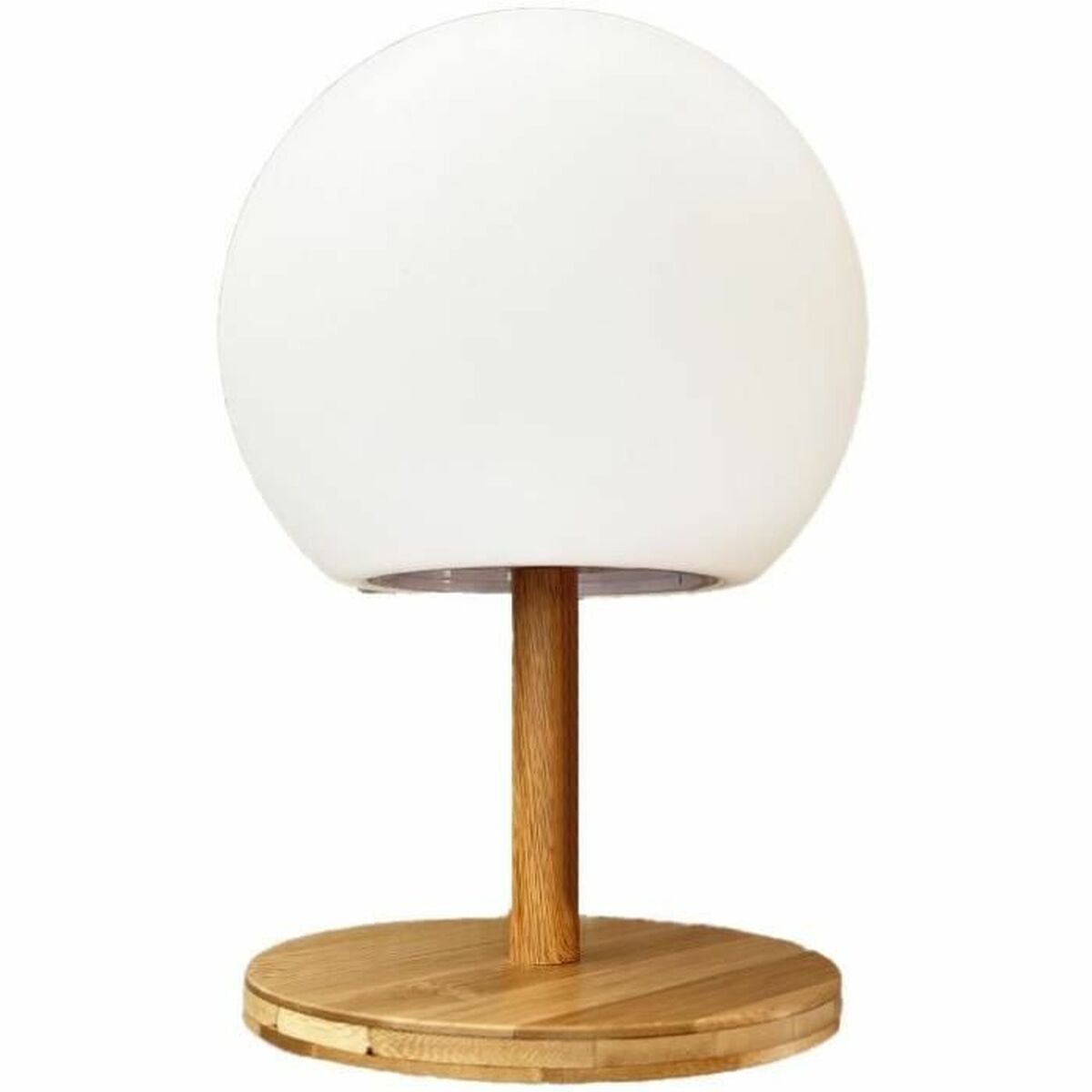 Lampada da tavolo Lumisky Luny Marrone 1,2 w Bambù 2 S71000868_0