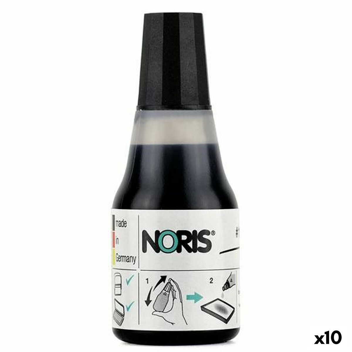 Ricarica inchiostro Colop Noris 110S Nero (10 Unità) 2 S8437930_0