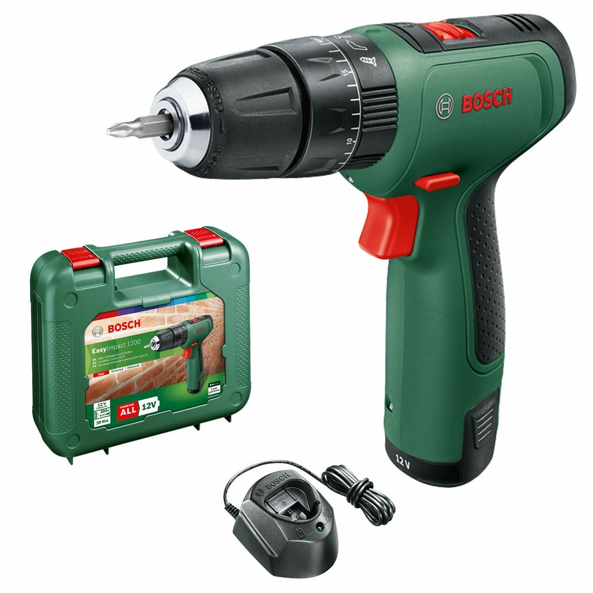 Trapano a Percussione BOSCH 06039D3104 12 V 30 Nm (1 Unità) 2 S7108947_0