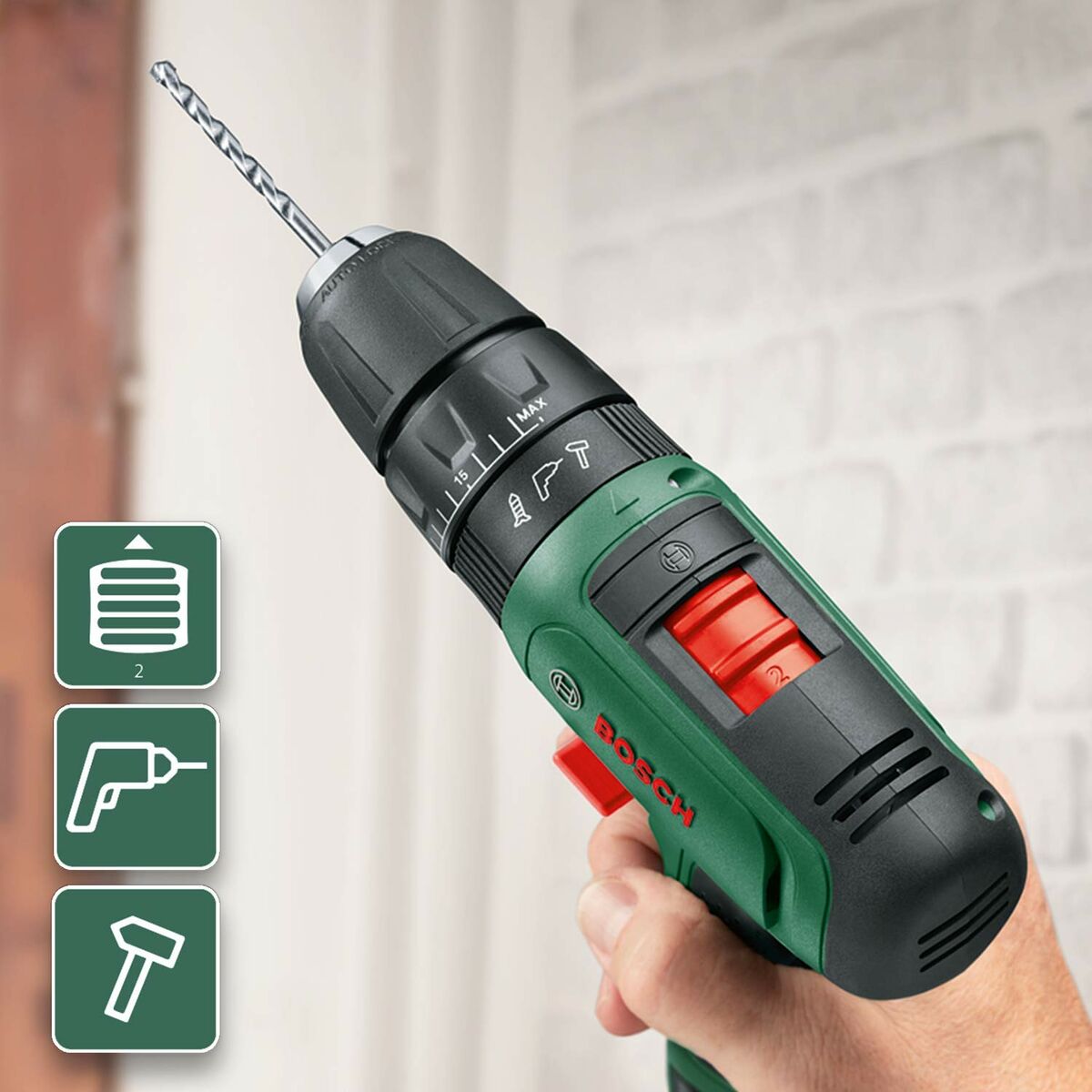 Trapano a Percussione BOSCH 06039D3104 12 V 30 Nm (1 Unità) 5 S7108947_3