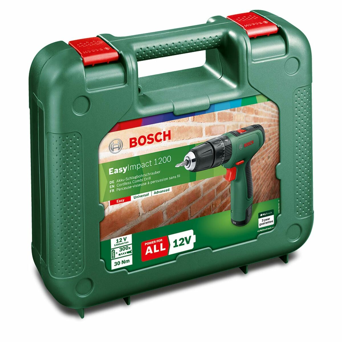 Trapano a Percussione BOSCH 06039D3104 12 V 30 Nm (1 Unità) 4 S7108947_2