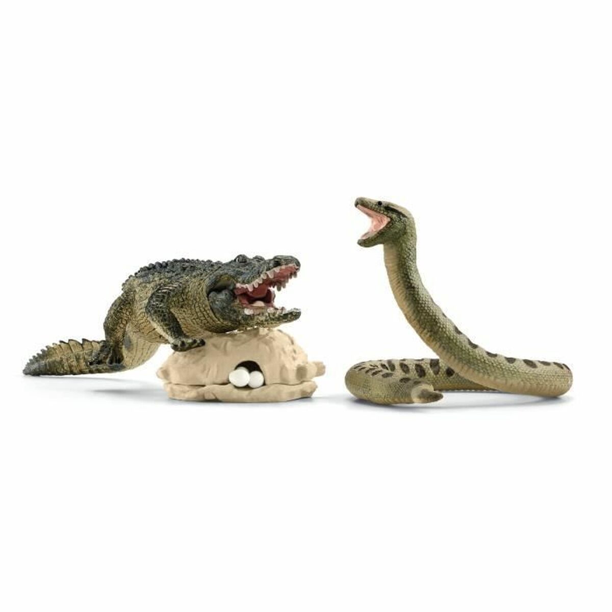 Playset Schleich Alligator/Anaconda Duel Set 4 Pezzi 3 S71004290_1